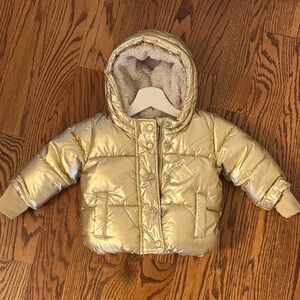 GAP Gold Puffer Jacket for Kids